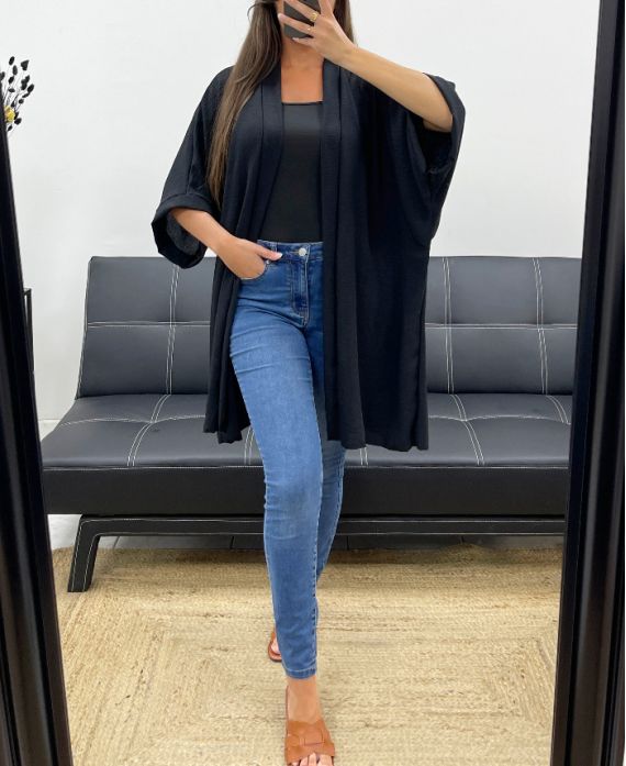 KIMONO PE2027 NOIR
