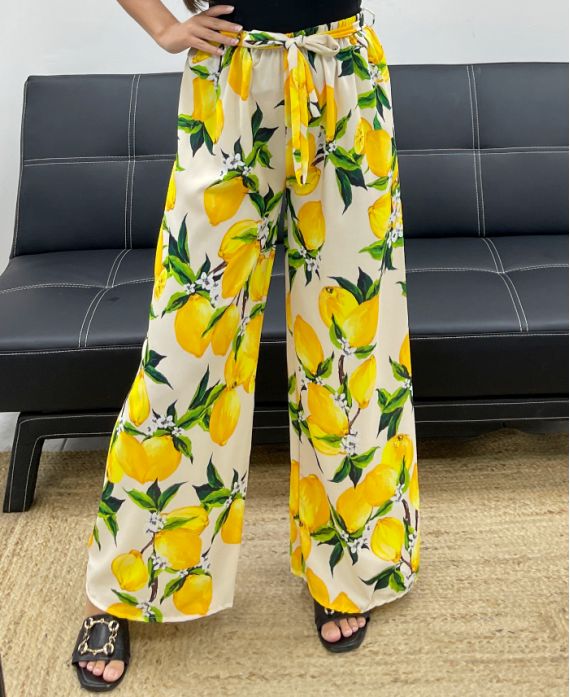 PALAZZO LEMON TIE SS2008 ECRU