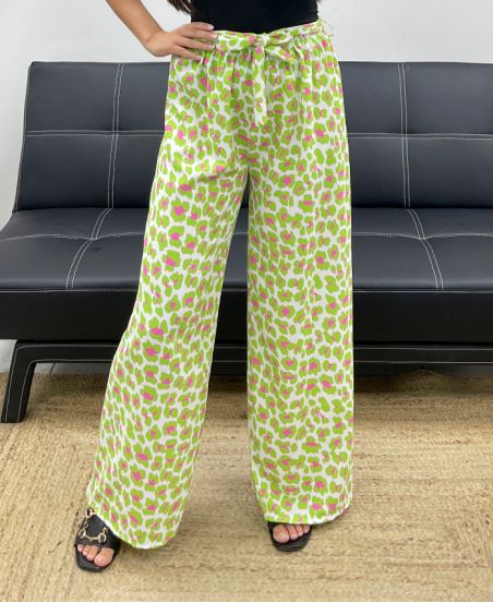 PALAZZO LEO COLOURED SS2004 GREEN