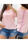 TOP DOS DENTELLE PE1401 ROSE