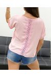 TOP DOS DENTELLE PE1401 ROSE