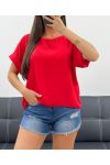 TOP DOS DENTELLE PE1401 ROUGE