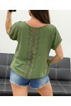 TOP DOS DENTELLE PE1401 KAKI