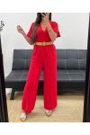 TROUSER + BELT COMBINATION PE2337 RED