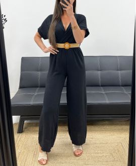 TROUSER + BELT COMBINATION PE2337 BLACK