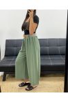 3/4 WIDE PANTS + FREE ADJUSTABLE BELT PE5291 KHAKI