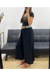 3/4 WIDE PANTS + ADJUSTABLE BELT OFFERED PE5291 BLACK