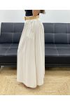 2-POCKET LONG SKIRT + FREE BELT PE5269 BEIGE