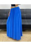 2-POCKET LONG SKIRT + FREE BELT PE5269 ROYAL BLUE