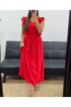MAXIKLEID MIT SCHNÜRUNG PE5282 ROT