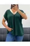 TOP COL V DETAILS GOLD PE5262 VERT