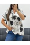 PRINTED BLOUSE PE5256 BLACK