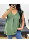 LOOSE BLOUSE PE5245 KHAKI