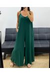 COMBINAISON OVERSIZE 2 POCHES PE5273 VERT