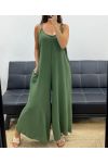 KOMBINEZON OVERSIZE Z 2 KIESZENIAMI PE5273 KHAKI