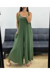 KOMBINEZON OVERSIZE Z 2 KIESZENIAMI PE5273 KHAKI