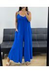 COMBINAISON OVERSIZE 2 POCHES PE5273 BLEU ROYAL