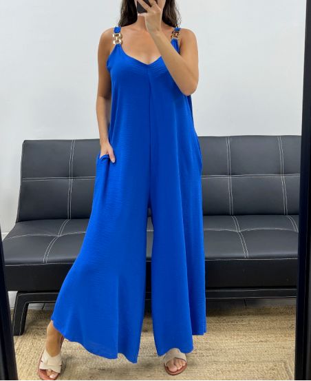 OVERSIZE-JUMPSUIT MIT 2 TASCHEN PE5273 KÖNIGSBLAU