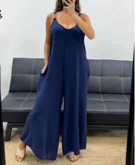 TRAJE DE NEOPRENO OVERSIZE DE 2 BOLSILLOS PE5273 AZUL MARINO