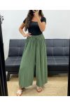 PANTALON LARGE PLISSE PE5229 KAKI