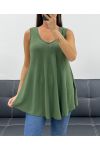 PE5188 TOP SVASATO GRIGIO