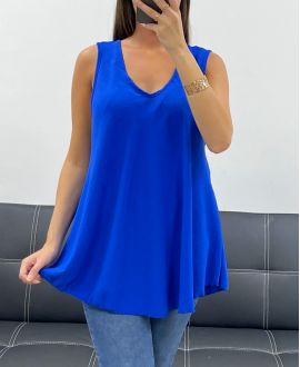 PE5188 TOP SVASATO BLU ROYAL