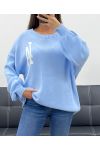 PULLOVER LOS ANGELES SS0307 AZZURRO CIELO