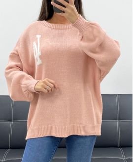 PULLOVER LOS ANGELES SS0307 ROSA