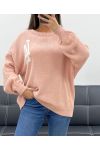 PULLOVER LOS ANGELES SS0307 ROSA
