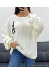 PULLOVER LOS ANGELES SS0307 BIANCO