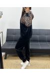 JACKE MIT REISSVERSCHLUSS + BEDRUCKTE SAMTHOSE SET AH250977-1