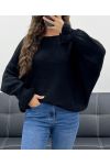 OVERSIZED WOOL SWEATER AH5157 BLACK