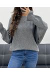 OVERSIZED WOOL SWEATER AH5157 GREY