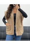 2-POCKET JACKET WITH SOFT PILE AH5143 CAMEL
