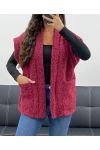 SOFT PIG 2-POCKET JACKET AH5143 BURGUNDY