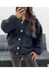 JACKE MIT GROSSEN TASCHEN AH255031 SCHWARZ