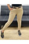 4-PAK SPODNIE + PASEK S-M-L-XL AH255052 CAMEL