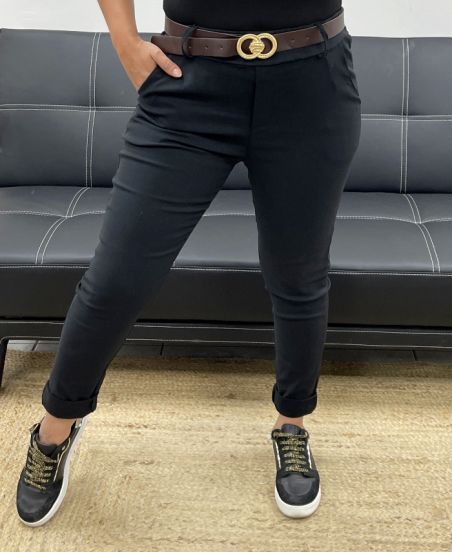 4-PACK BROEK + RIEM S-M-L-XL AH255052 ZWART