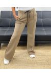 PANTALONE 2 TASCHE CON PINCES A COSTINE AH255077 TORTORA