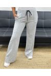 2-POCKET BROEK MET GERIBBELDE PLOOIEN AH255077 GRIJS