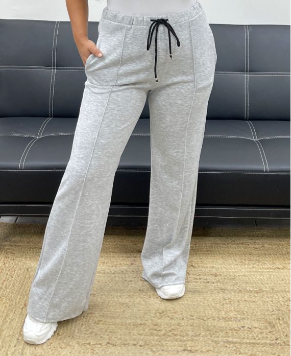 PANTALON 2 POCHES AVEC PLIS NERVURéS AH255077 GRIS