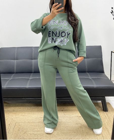 ENJOY AH255098 SWEATSHIRT KHAKI
