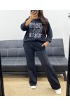 ENJOY AH255098 SWEATSHIRT BLACK