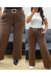 4-PACK 2-POCKET PANTS + BELT S-M-L-XL AH255114 CHOCOLATE