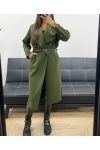 CAPPOTTO LUNGO 2 TASCHE + CINTURA AH255158 KHAKI