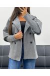MANTEAU EFFET 2 EN 1 AH255145 GRIS