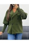 MANTEAU EFFET 2 EN 1 AH255145 KAKI