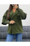 MANTEAU EFFET 2 EN 1 AH255145 KAKI