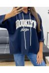 BROOKLYN EMBROIDERY HOODIE AH255139 NAVY