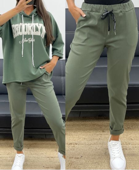 KHAKI AH255124 PANTS